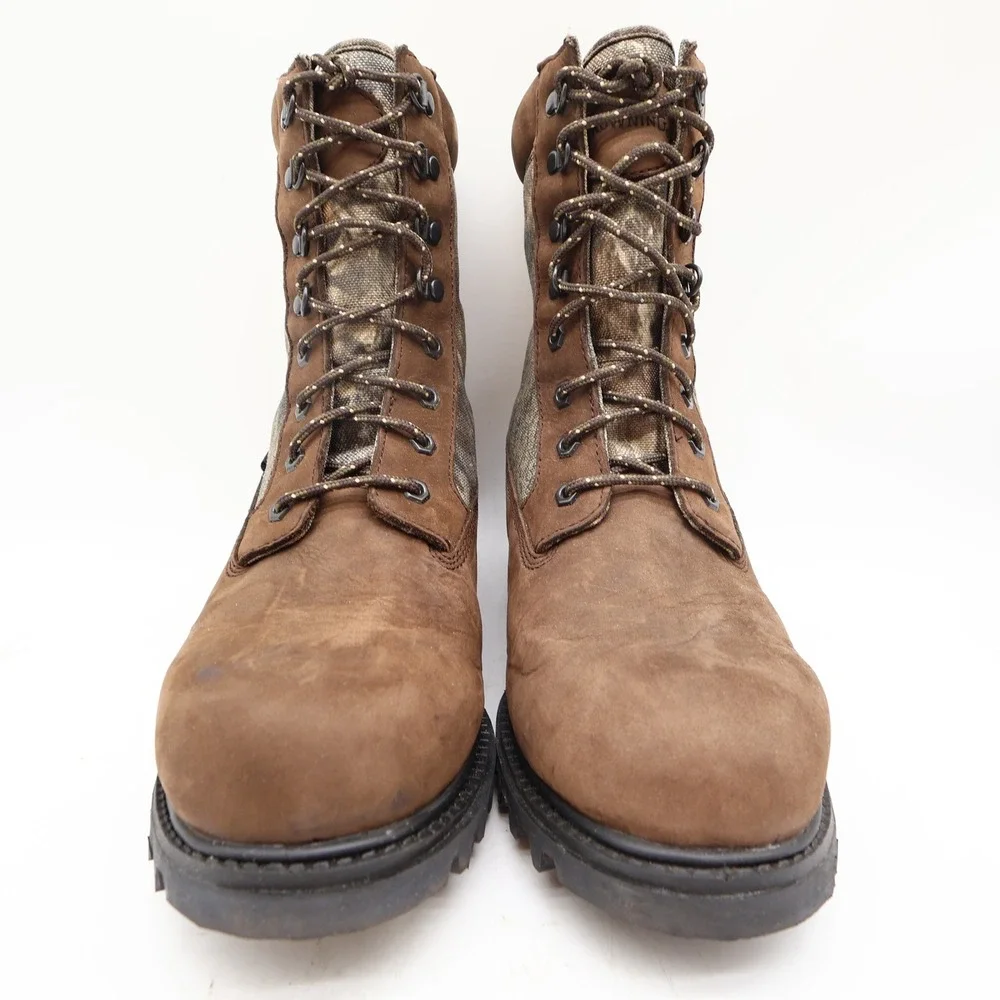 Browning 30300 Hunting Boots Mens 8 Coffee Camo Leather Waterproof New